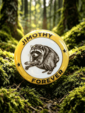 Unisex Retro "Jimothy Forever" Badge