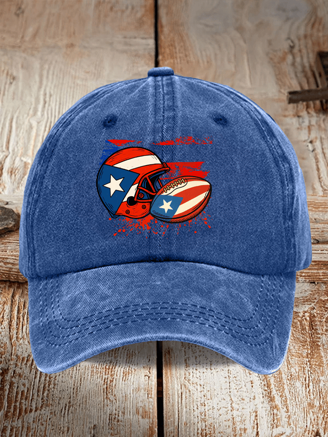 Puerto Rico Singer Benito Bowl Print Baseball Cap