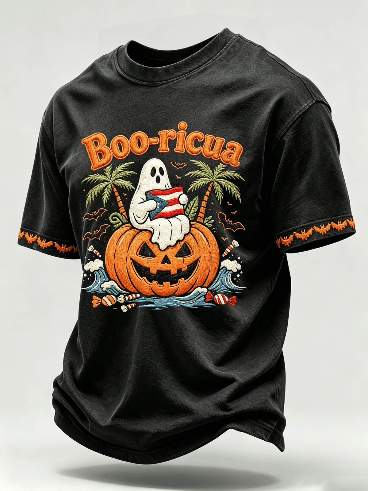 Men's Halloween In Puerto Rico Print T-Shirt