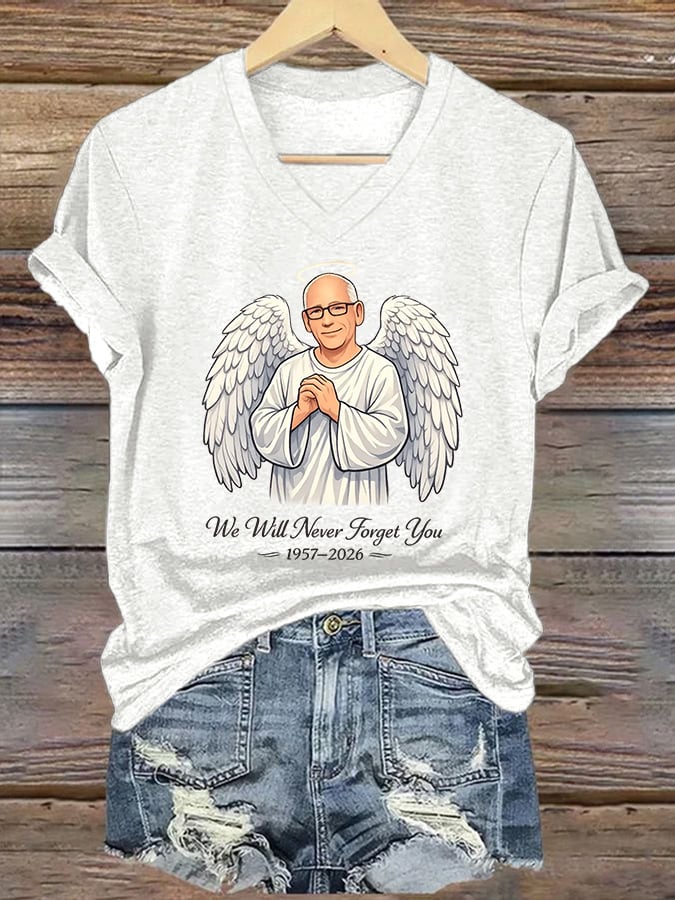 Women's Casual Printed Short-Sleeve T-Shirt