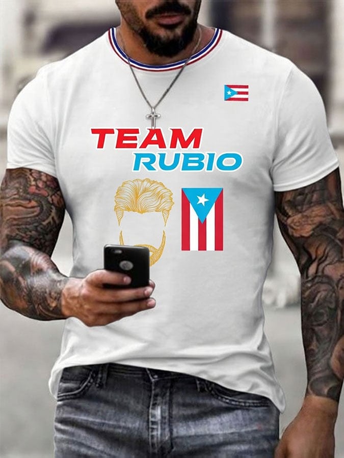 Men's Baseball Print T-Shirt
