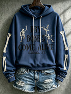 Women's Casual Printed Hooded Sweatshirt