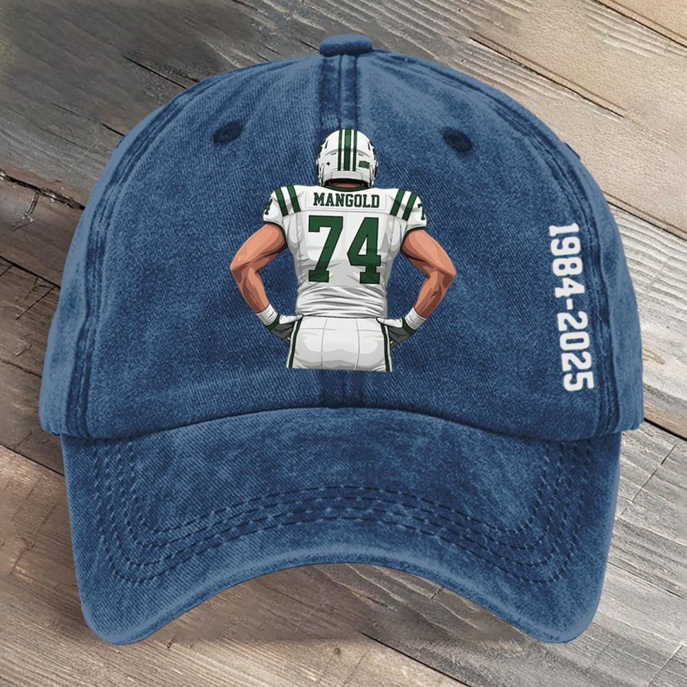 A True Jet 74 Football Art Printed Cap