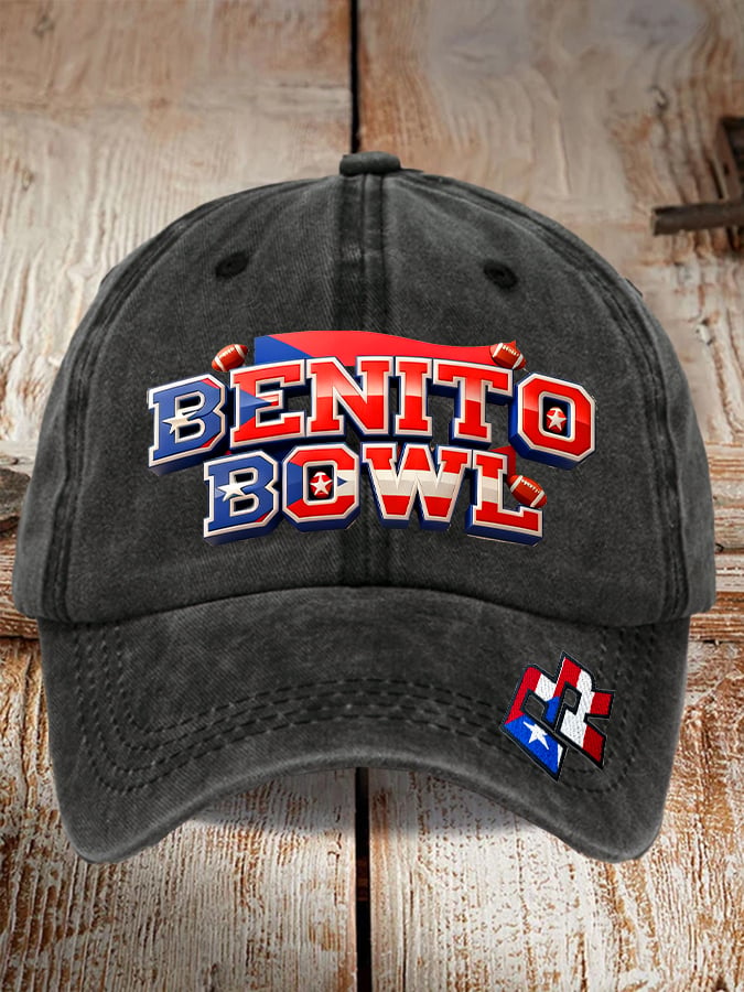 Puerto Rico Casual Printed Hat