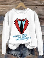 Retro Won’t You Be My Neighbor? Print Sweatshirt