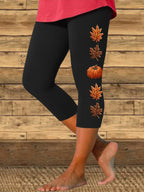 Women's Autumn Pumpkin Print Leggings