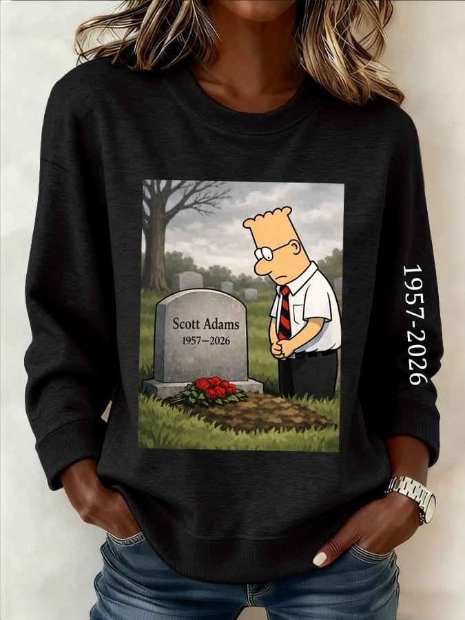 Women's Rip Scott Adams Print Hoodie