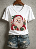 Women's Christmas Print T-Shirt