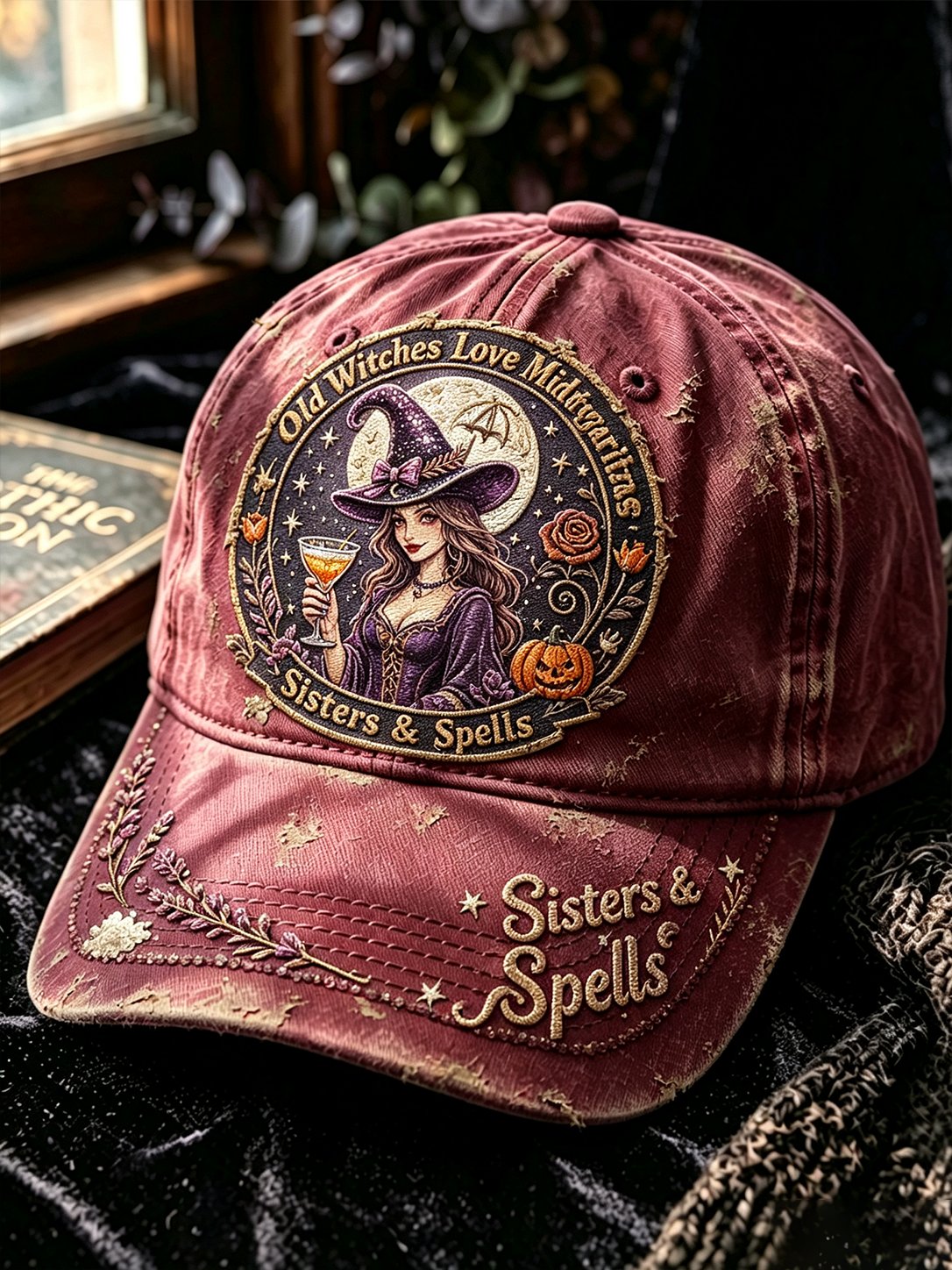 "Midnight Margarita Magic Romance" Print Baseball Cap