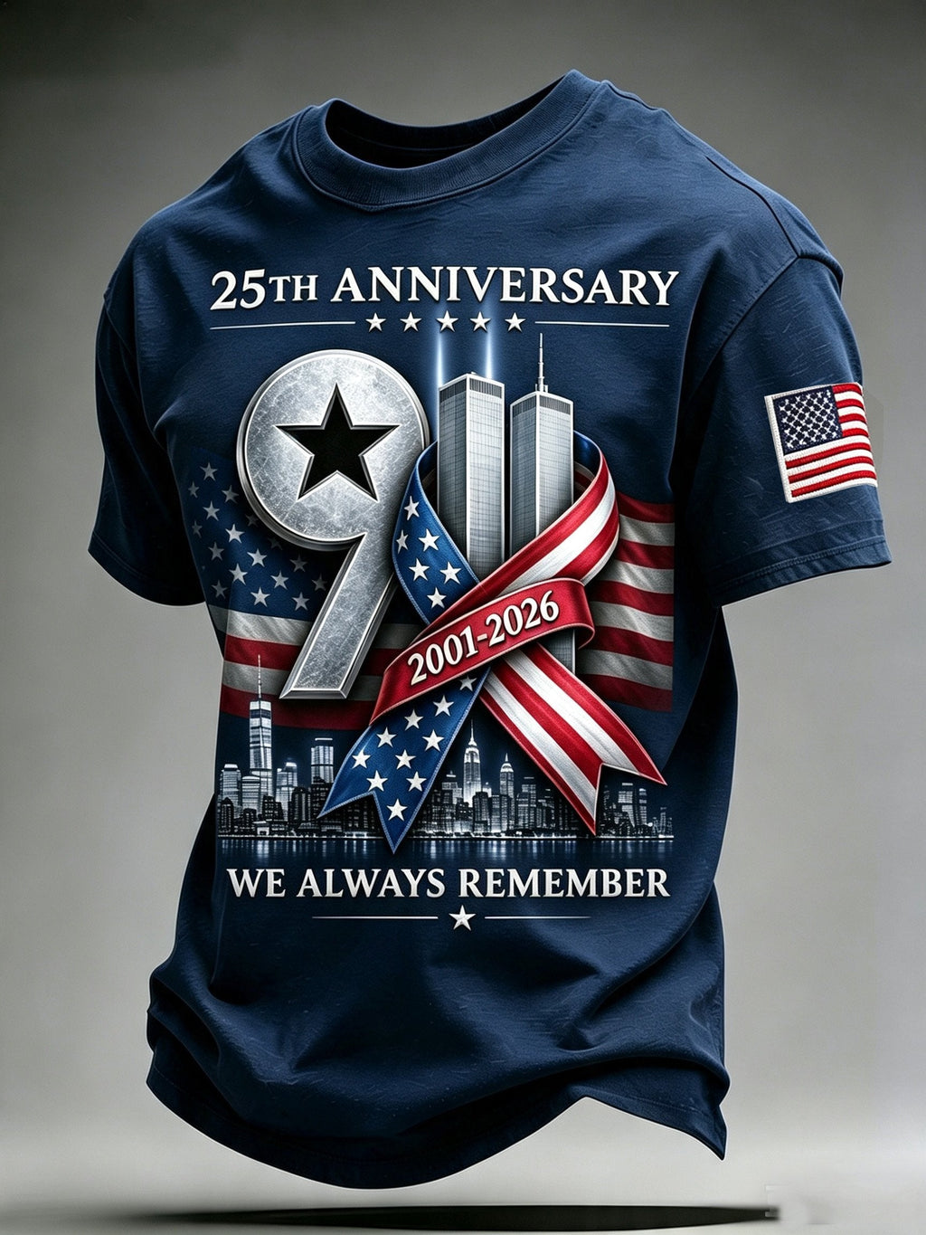 Men's 9/11 Memorial Graphic Top