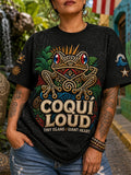 Women's Puerto Rico Pride Art Printed T-shirt