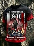 Men's 9/11 Memorial Graphic Top