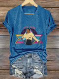 Women's  Forever in our heart Printed Casual T-Shirt
