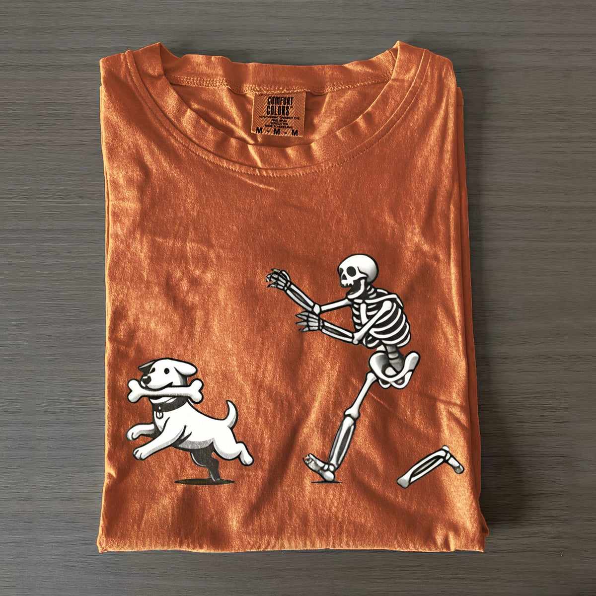 Funny Dog Halloween Art Print T-shirt