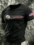 Men's Vintage 250th Anniversary Print Casual T-shirt
