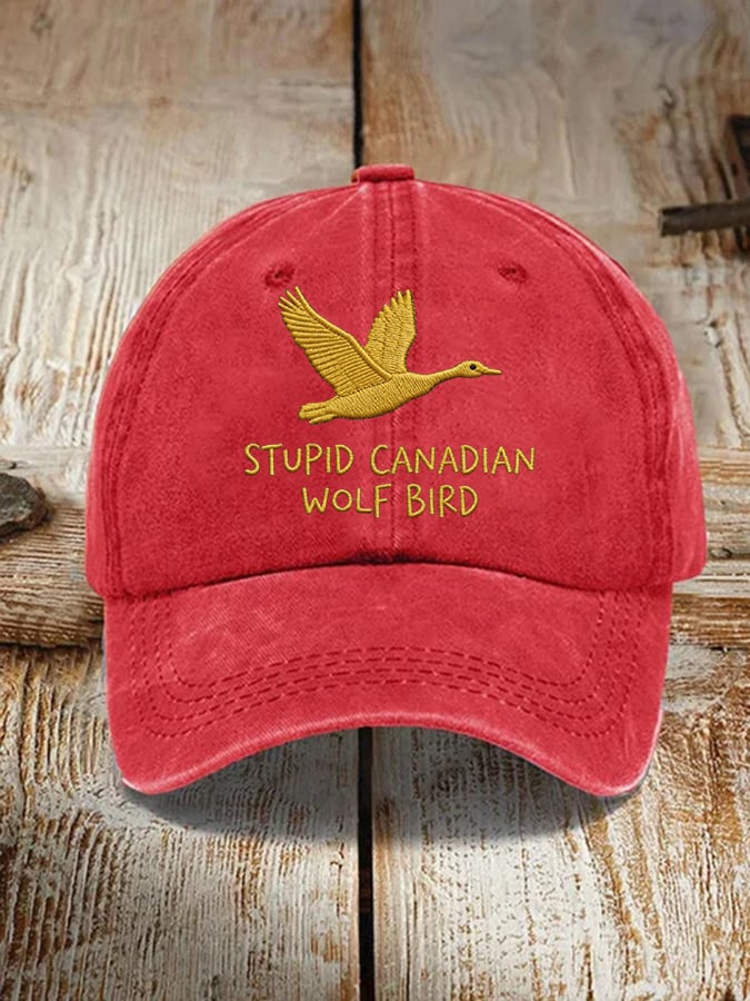 Unisex casual Hockey Romance washed cotton hat