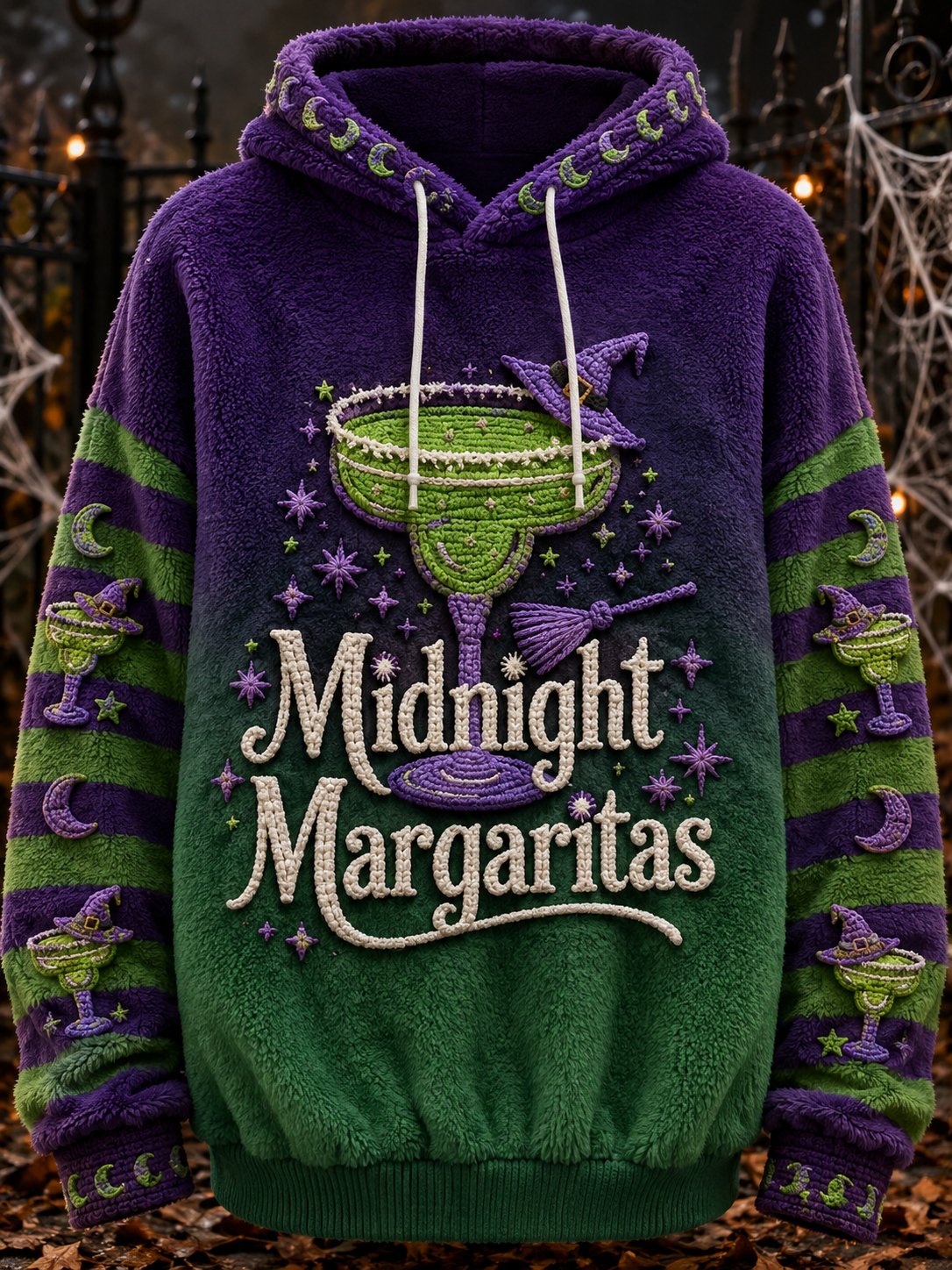 Women's Midnight Margaritas Print Hooded