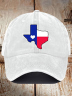Unisex Texas Love Print Baseball Cap