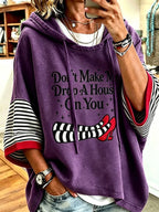 Women's Halloween Witch Print Hoodie