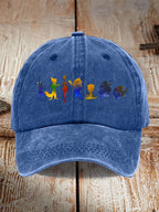 Retro Animals Print Baseball Cap