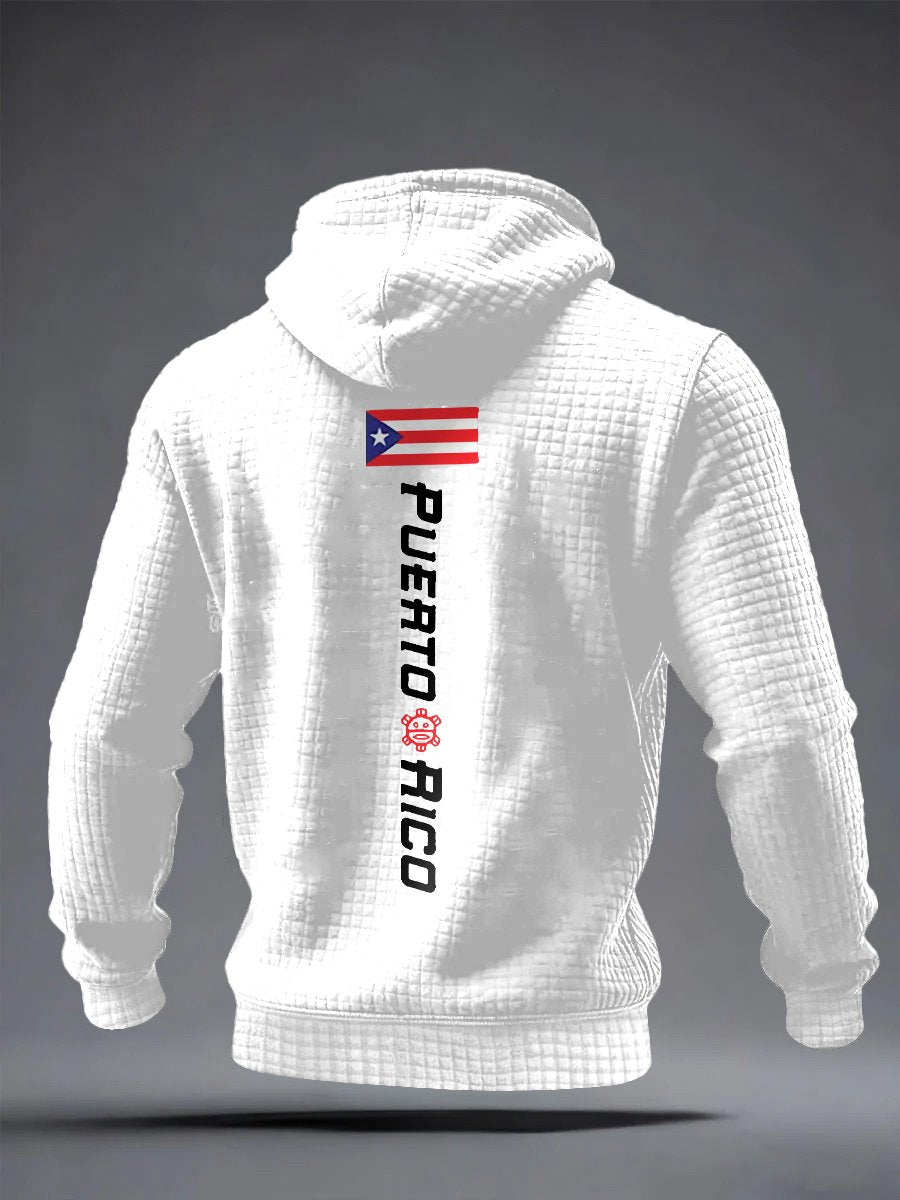 Men's Puerto Rico Print Hoodie