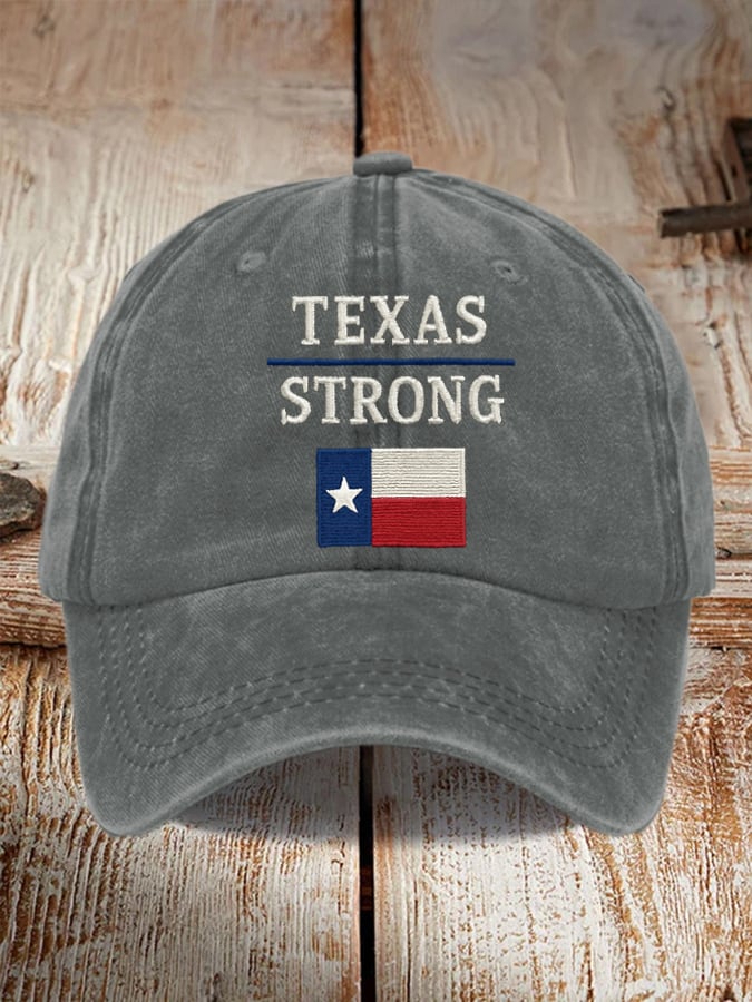 Texas Strong Print Baseball Cap