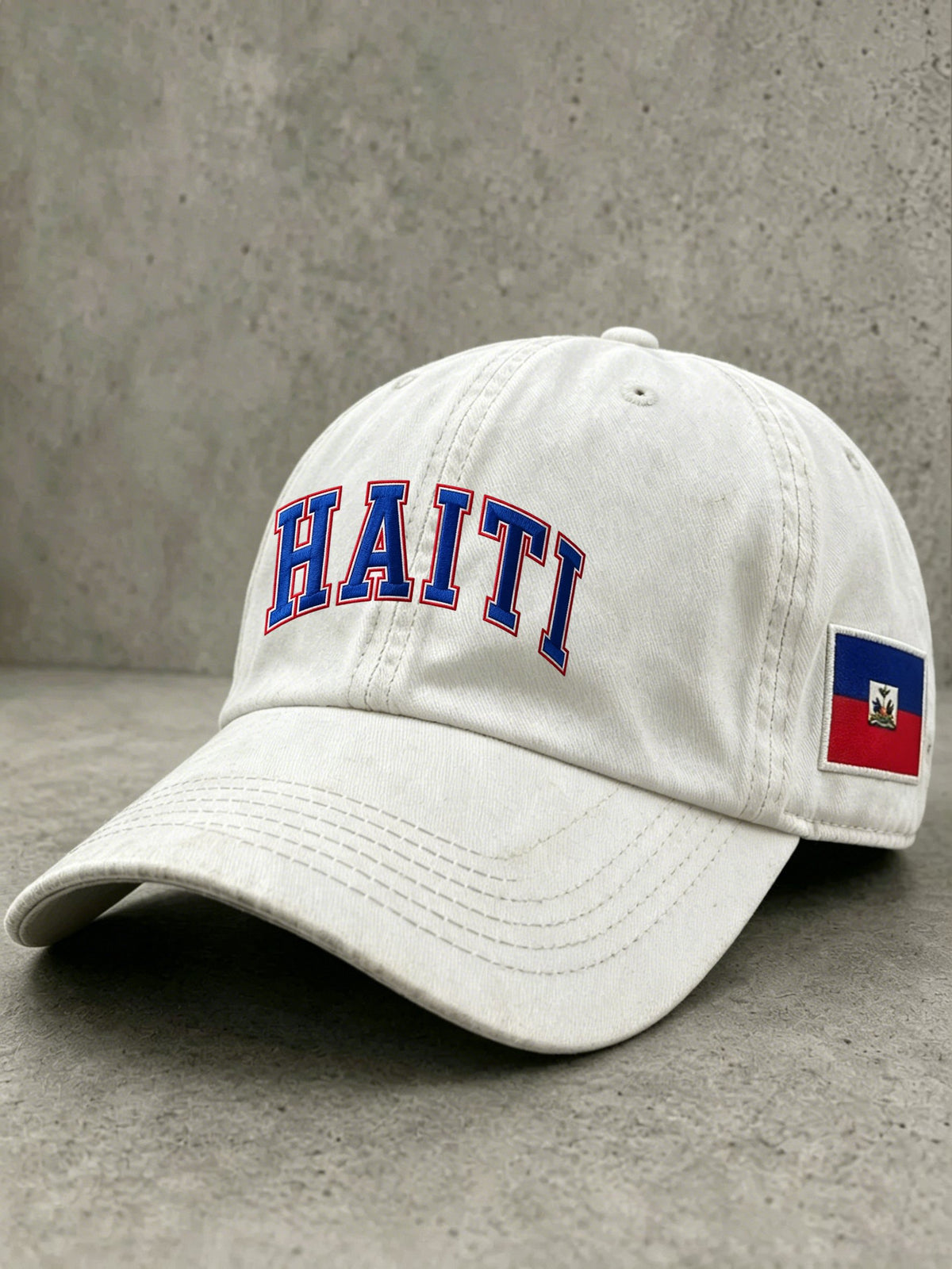 Unisex Haiti Football Printed Hat