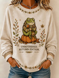 Women's Casual Autumn Printed Sweatshirt