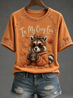 Women's Autumn Printed Casual Top