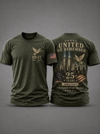 911 Memorial Casual Print T-Shirt