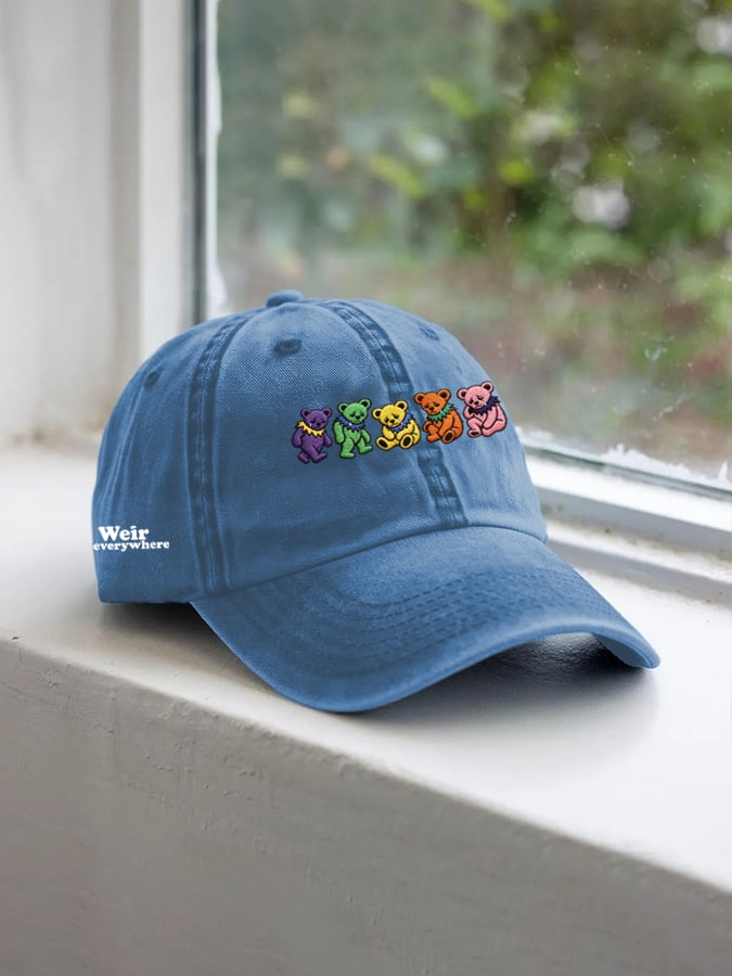 Unisex Vintage Rock Tribute Printed Casual Hat