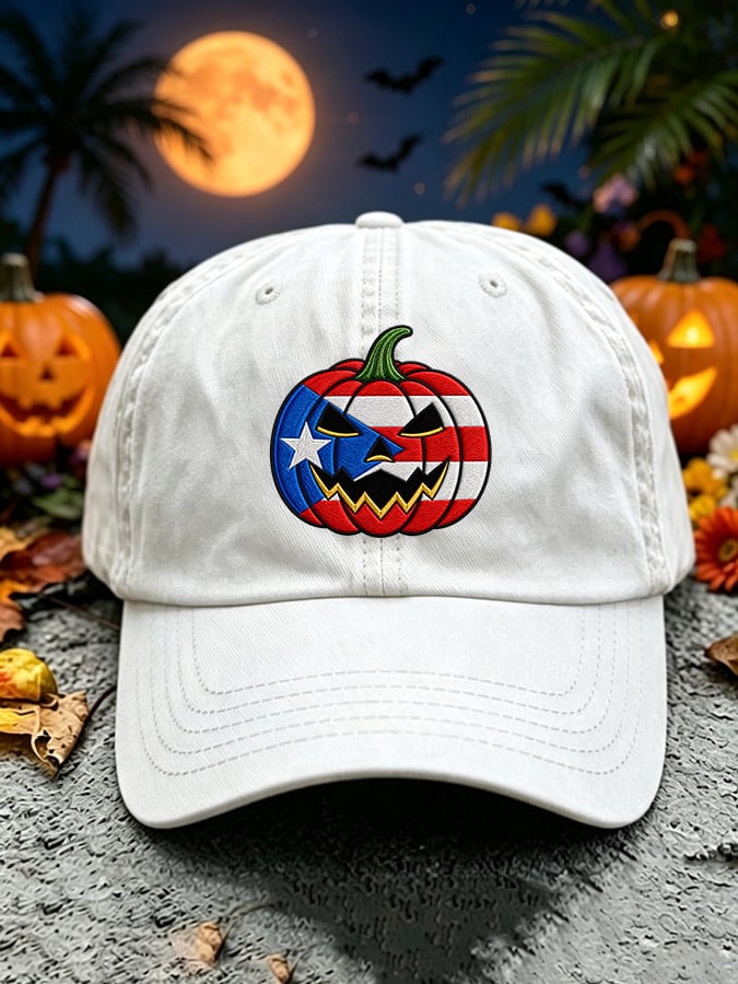 Unisex Halloween In Puerto Rico Printed Baseball Cap