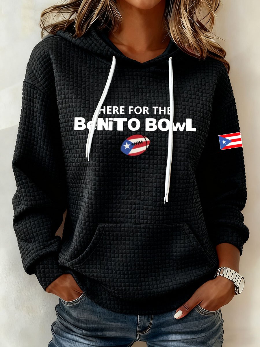 Women's casual hooded sweatshirt