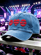 Unisex Music Lover Washed Retro Baseball Cap