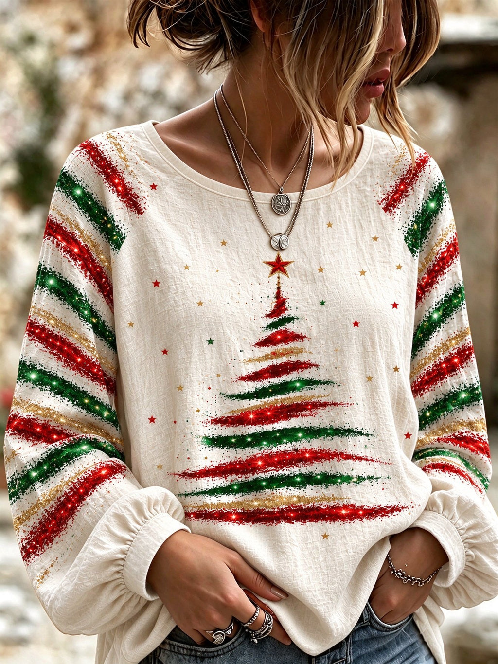 Women's Print Sweatshirt