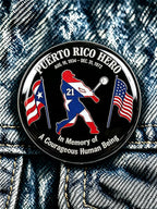Unisex  Puerto Rico Casual Printed Brooch