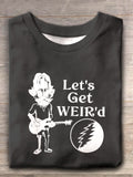 Women's singer band crew neck printed T-shirt