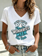 Women's Shark Week Print T-shirt