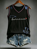 Women's Puerto Rico Pride Art Printed Vests