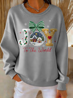 Women's Casual Christmas Jesus Sweatshirt