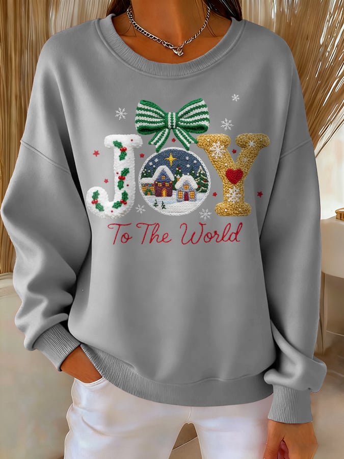 Women's Casual Christmas Jesus Sweatshirt