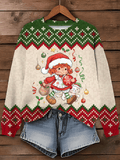 Merry Christmas Printed Sweatshirt
