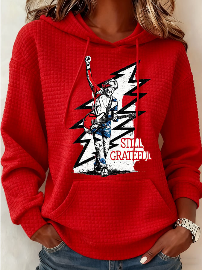 Women's Still Grateful Print Casual Sweatshirt