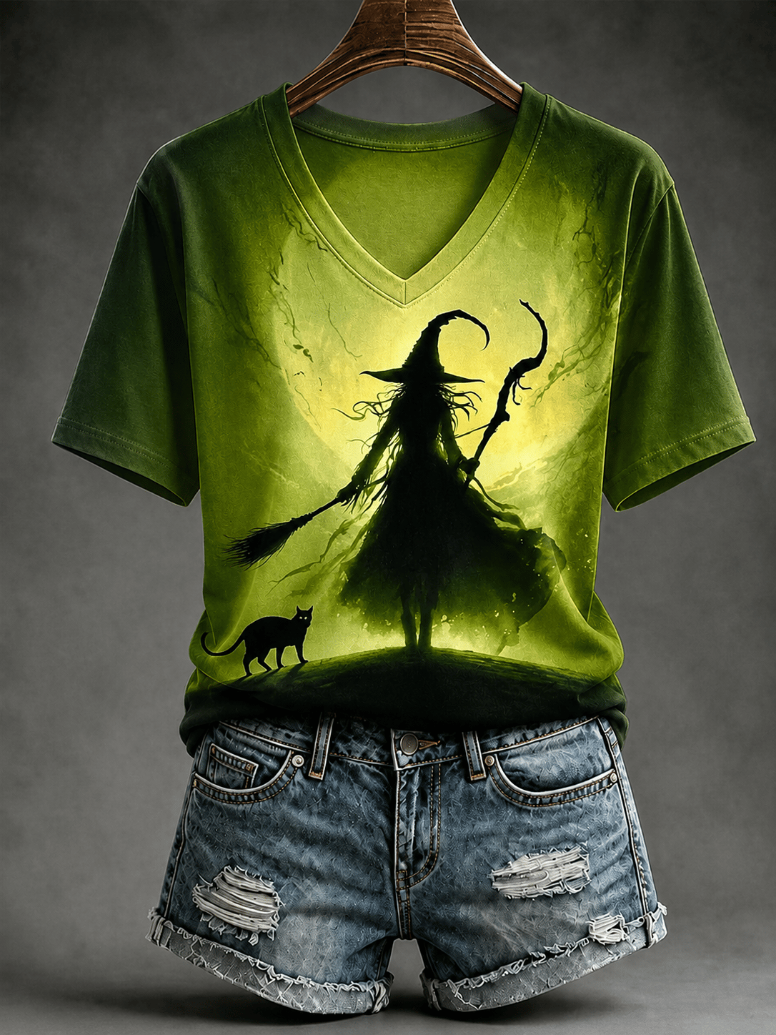 Women's Autumn Halloween Witch Top