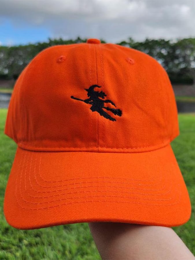 Unisex witch print hat
