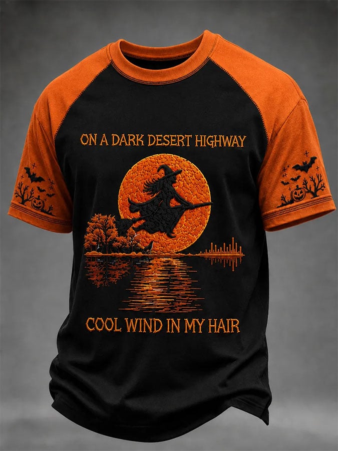 Men's Retro Print Short-Sleeve T-Shirt