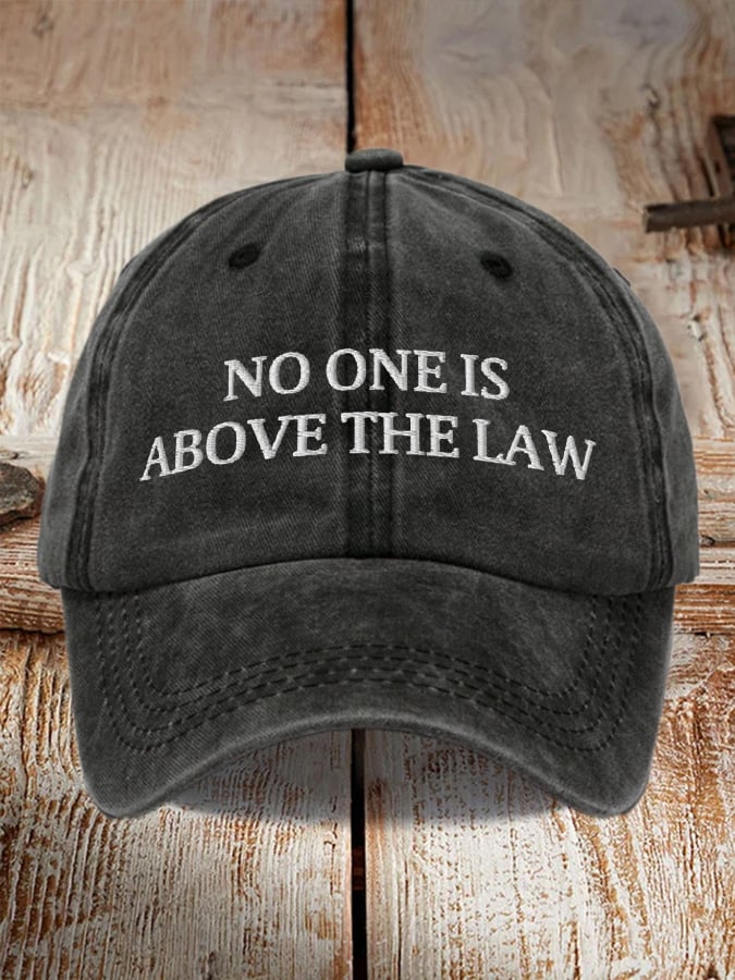 Unisex No One Is Above The Law Baseball Cap