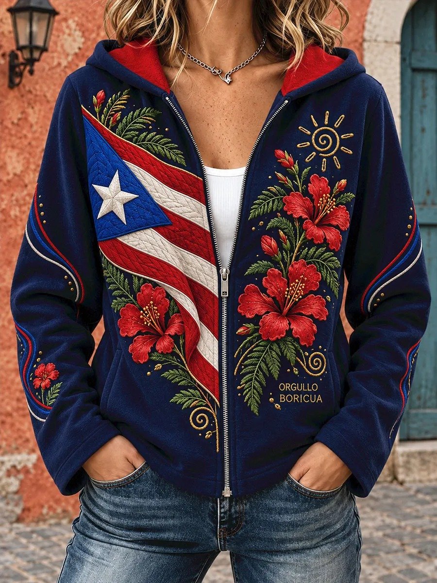 Women's Puerto Rican Print Top