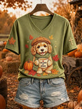 Women's Autumn Animal Print Top