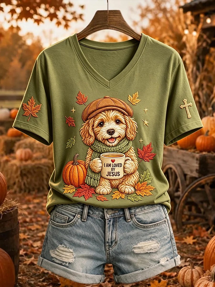 Women's Autumn Animal Print Top